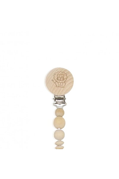 Babyjem wooden pacifier holder with balls, Lion