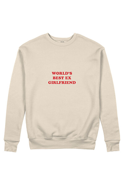 The Lucid Lab World's Best Ex Girlfriend Sweatshirt - Beige