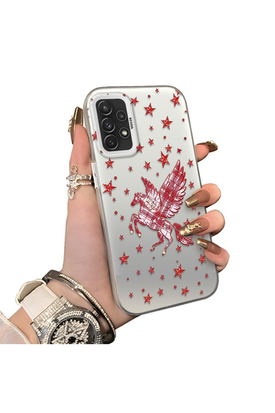 ucuc حافظة حماية للعدسات من السيليكون الصلب أكريليك درجة متوافقة مع هاتف سامس...