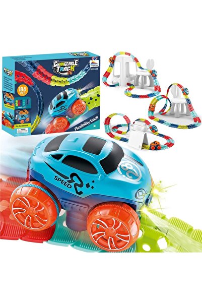 Avaleea RollerCoaster Construction Toy184 Pieces44.5x36x7 cmwith CarsMulticolor