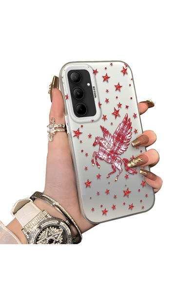 ucuc حافظة حماية للعدسات من السيليكون الصلب أكريليك درجة متوافقة مع هاتف سامس...