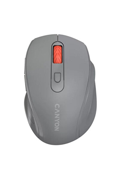 CANYON Mouse OnClick 20, USB, Ασύρματο 2.4Ghz (Γκρι/Πορτοκαλί)