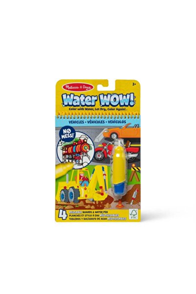 Melissa & Doug Coloring book - Water Wow!, Vehicles
