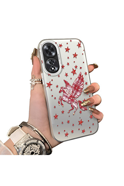 ucuc حافظة حماية للعدسات من السيليكون الصلب أكريليك متوافقة مع هاتف اوبو A60 ...