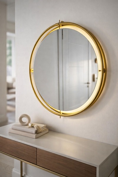 MetaQuartz Aksesuar Dual Mirror Exclusive Kablosuz LED'Lİ Ayna 50x50 - 60x60 ...