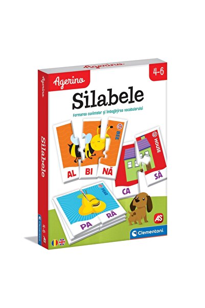 CLEMENTONI Puzzle educativ - Silabele