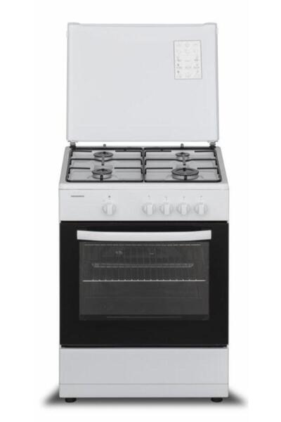 Heinner Gas stove HFSC-SME60WH, Gas, 60X55 cm, 4 burners, Safety device, Meta...