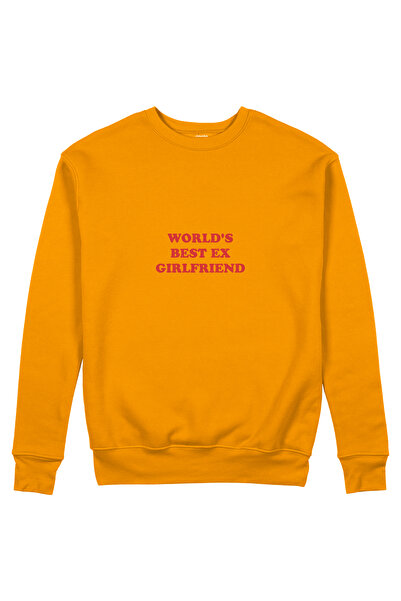 The Lucid Lab World's Best Ex Girlfriend Sweatshirt -Orange