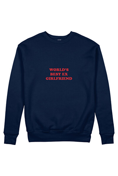 The Lucid Lab World's Best Ex Girlfriend Sweatshirt - Navy Blue