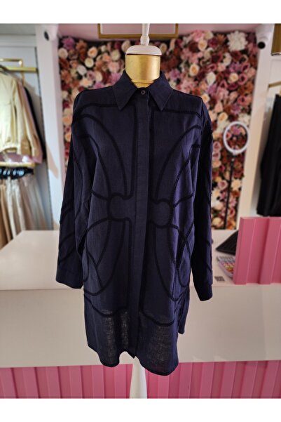 FUAT GÜRSEN Fuat Gürşen kadın lacivert tunik