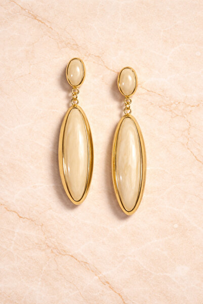 AltıntaşAksesuar Vintage Uzun Form Sallantılı Küpe