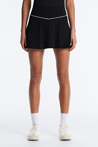 Oysho High rise Comfortlux piping kısa etek