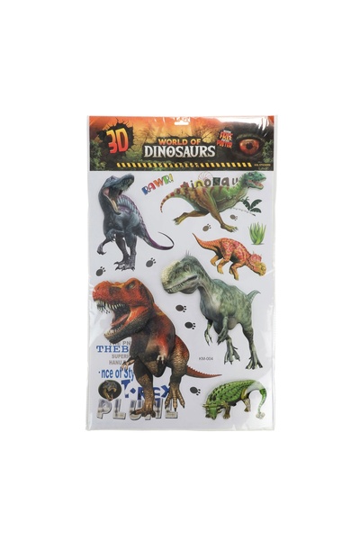 Toi-Toys Set Stickere de perete 3D Dinozauri World Of Dinosaurs,