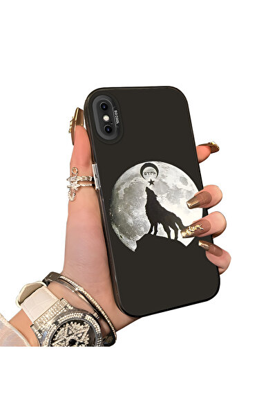 ucuc حافظة حماية للعدسات من السيليكون الصلب أكريليك متوافقة مع هاتف iPhone X/...