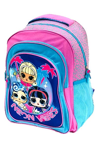 OEM Ghiozdan scoala, 3 compartimente, Lol, 40 x 30 x 15 cm