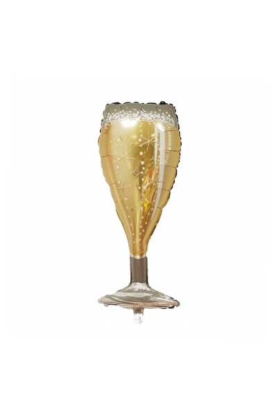 Avaleea Metallic Foil BalloonChampagne Glass FigurineAnniversary Theme100x40 ...