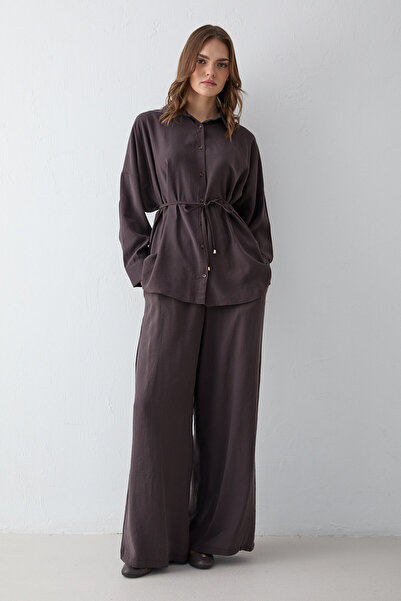 Melike Tatar Μοντάλ Σετ με πουκάμισο 32-2704