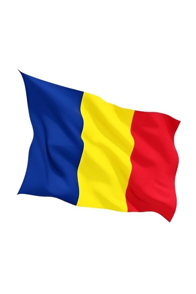 Avaleea Steag tricolor Romania, material textil, 30x45 cm