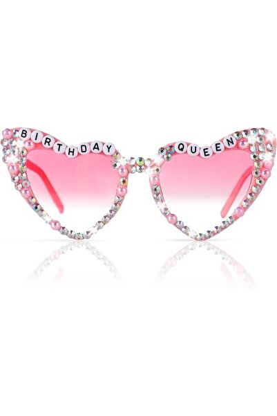 Avaleea Ochelari decorativi Model Regina Aniversarilor cu Diamante pentru Ani...