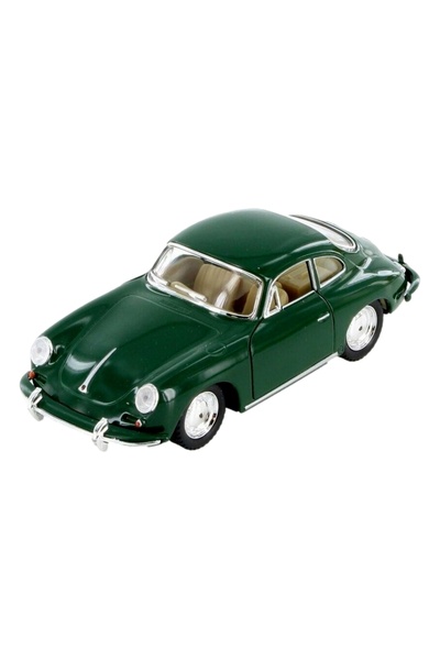 Kinsmart Macheta metalica 1:34 Porsche 356B Carrera, Verde, 12cm