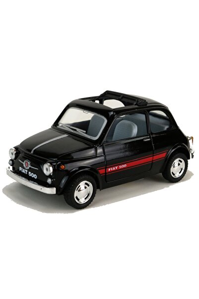 Kinsmart Macheta metalica Fiat 5, Negru, 1:24