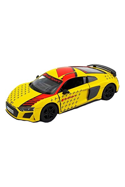 Kinsmart Macheta metalica Kinsmart, 2020 Audi R8 Coupe Livery Edition, Galben...