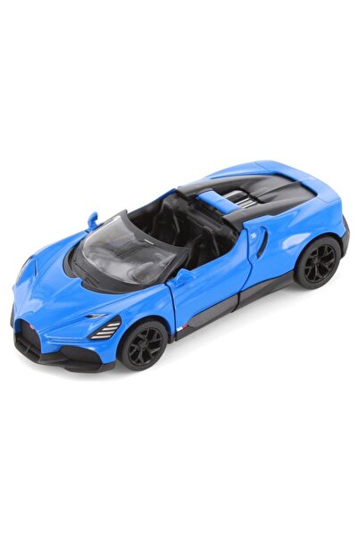Kinsmart Macheta metalica Kinsmart, Bugatti Mistral, Scara 1:36, Albastru