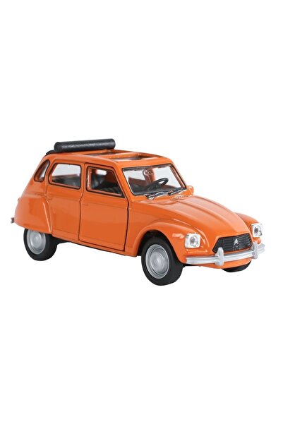 WELLY Citroen Dyane metal model, Orange, 12 cm