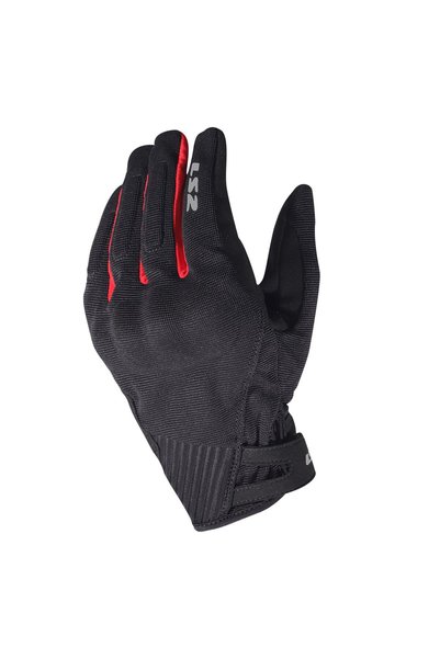 LS2 Dart 2 Evo Summer Gloves Black-Red