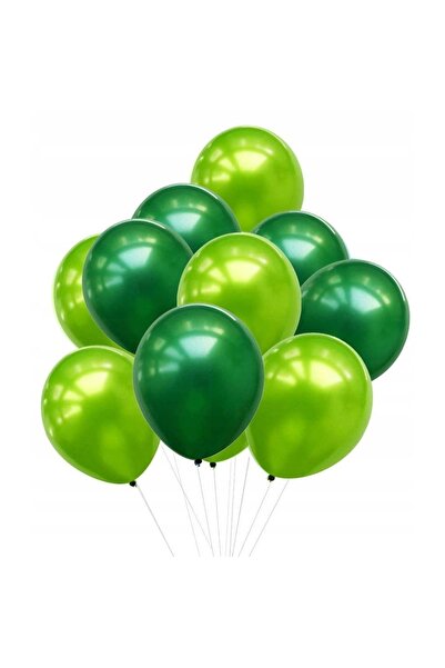 Avaleea Set 10 Baloane din Latex Chrome, Model Party, 23 cm, Diferite Nuante ...