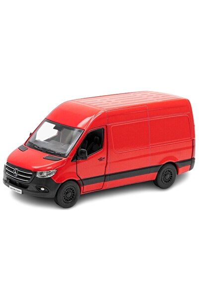Kinsmart Model metalic Mercedes-Benz Sprinter, roșu, scara 1:36