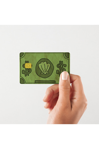 Huggy Craft Bottom Dollars Kredi/Banka Kart Kaplama Sticker (Yüksek Kalite)