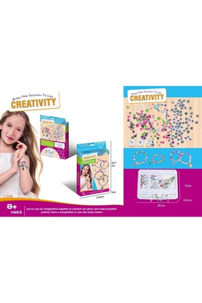 Avaleea Set creativ- bratari cu litere 2