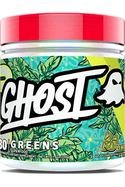 Ghost Greens Spirulina, & Chlorella, Prebiotics, 10 Billion CFU Probiotic & D...