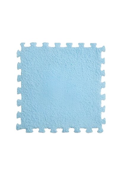 Avaleea Set 10 piese covor tip puzzle, spuma eva, pufos, 30 x 30 x 1 cm, Alba...