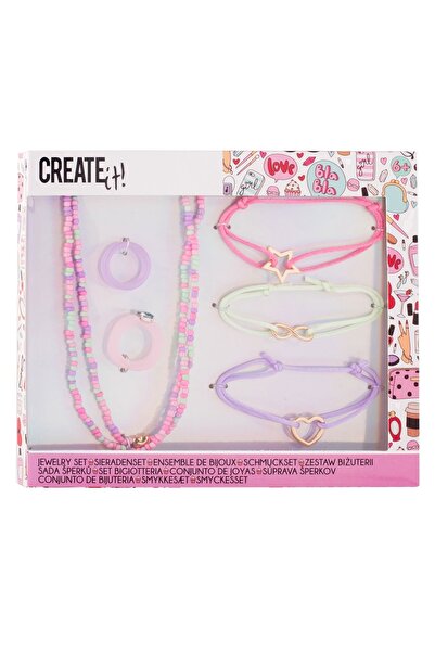 Create It Set Accesorii pentru Copii, Create It!, Model Inima, Stea, Infinit