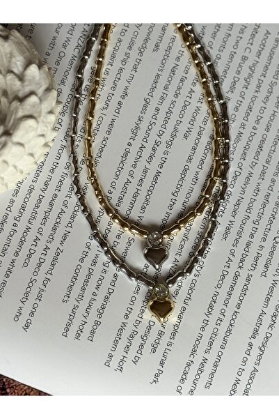 Rossetto Atelier Silver Berlin Necklace with Heart