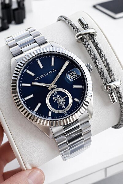 U.S. Polo Assn. U.S.Polo Assn Steel Case and Cord 2-Year Warranty 3 Atm Water...