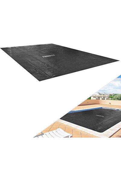 arebos Rectangular Solar Pool Tarpaulin 2.6 x 1.60 m Black