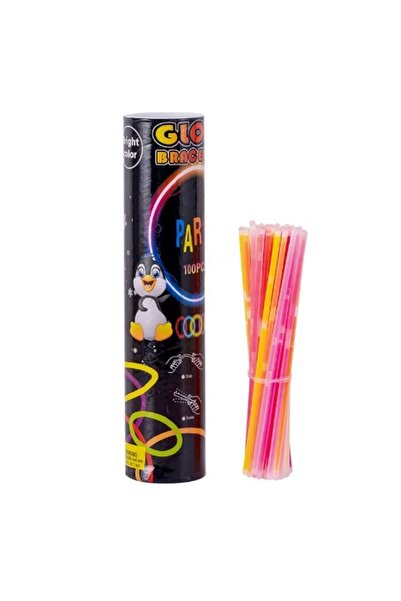 Avaleea Set 100 Bratari Luminoase, pentru Petreceri, Fosforescente, Glow Stic...