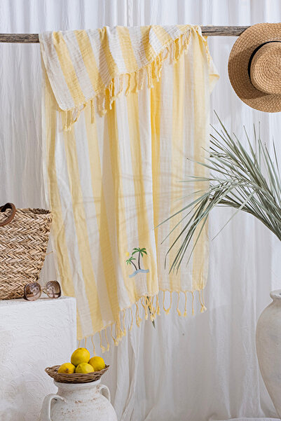 Çulha ΠΑΛΜ ΛΕΥΚΟ-ΚΙΤΡΙΝΟ ΠΕΣΤΕΜΑΛ