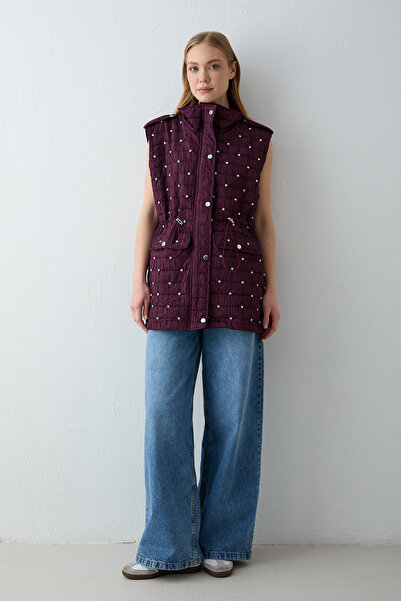 Melike Tatar Stone Quilted Vest 32-2502-1