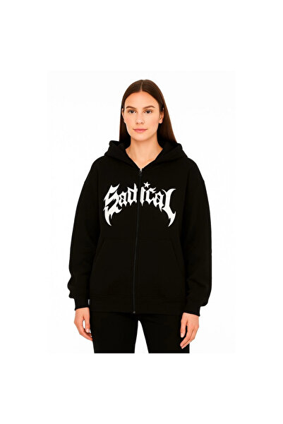 Narnuga Oversized Hooded Sweatshirt Hoodie 3 Thread Ş Fleece-Lined Cotton Fab...