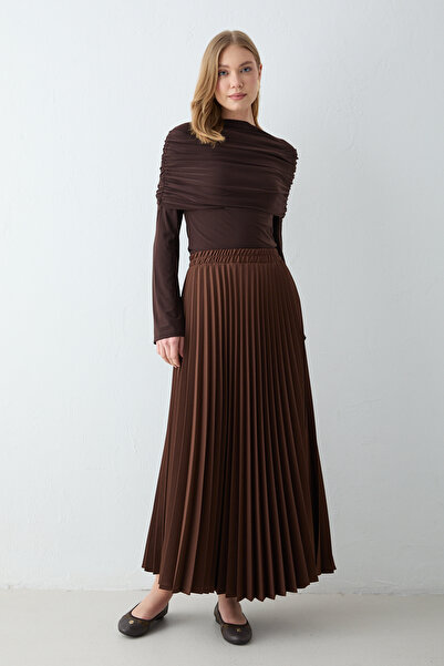 Melike Tatar Pleated Skirt 32-9001-2