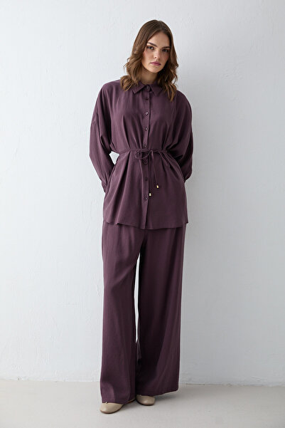 Melike Tatar Modal Sets with Shirts 32-2704