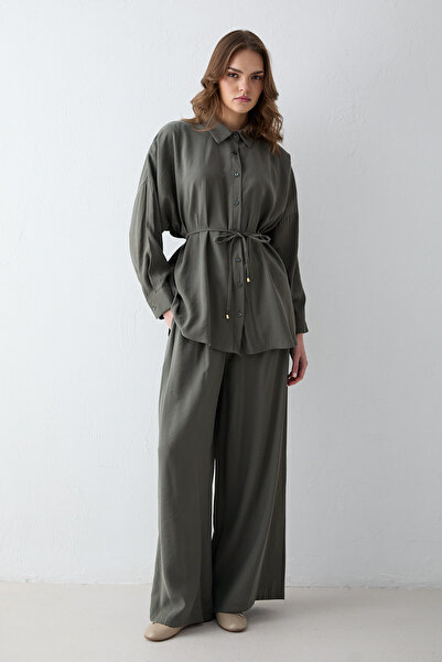 Melike Tatar Modal Sets with Shirts 32-2704