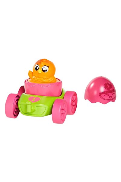 Tomy Masinute de curse cu ou colorat, Roz