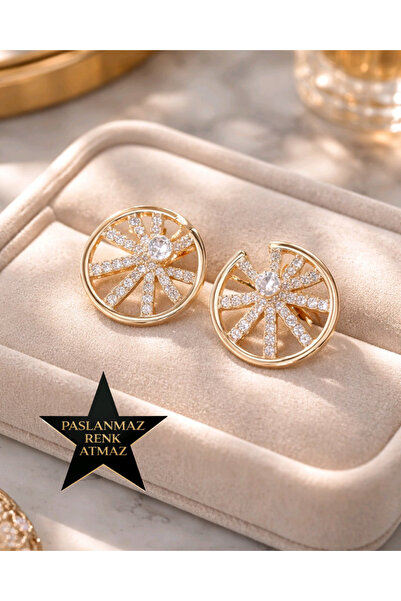 XUPING JEWELRY Xuping Rose Gold Full Zircon Stone Caster Antiallergenic Women...