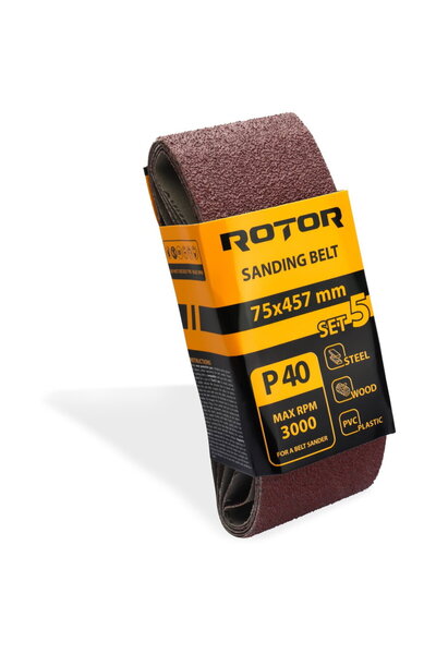 Rotor Curea abrazivă P40 75*457 Set de 5