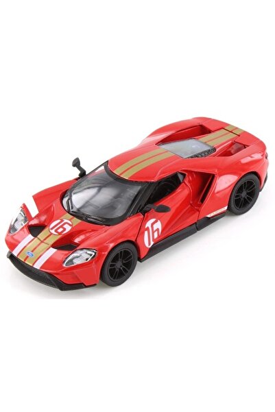Kinsmart Macheta metalica Kinsmart, Ford GT 2017 (Heritage Edition), 12 cm, Rosu